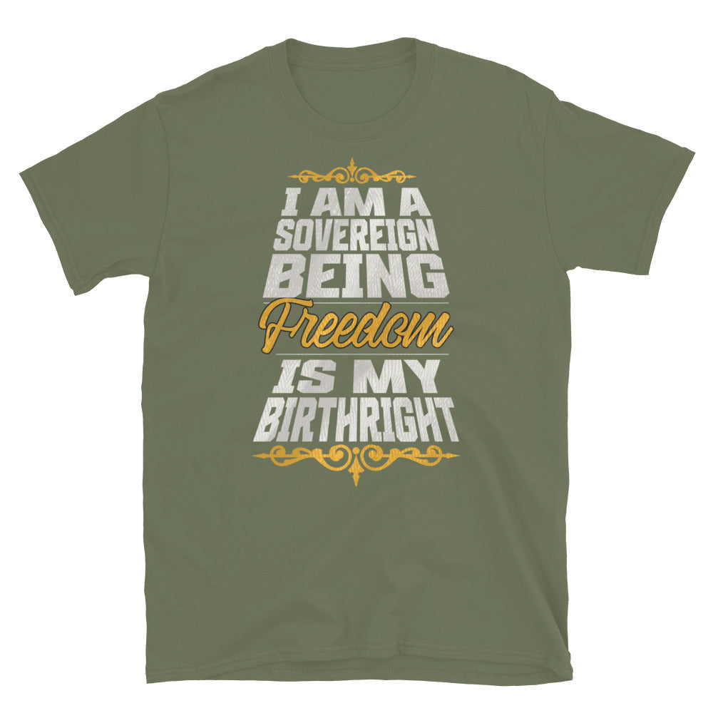 Sovereign Being TShirt - Military Green Color - https://ascensionemporium.net